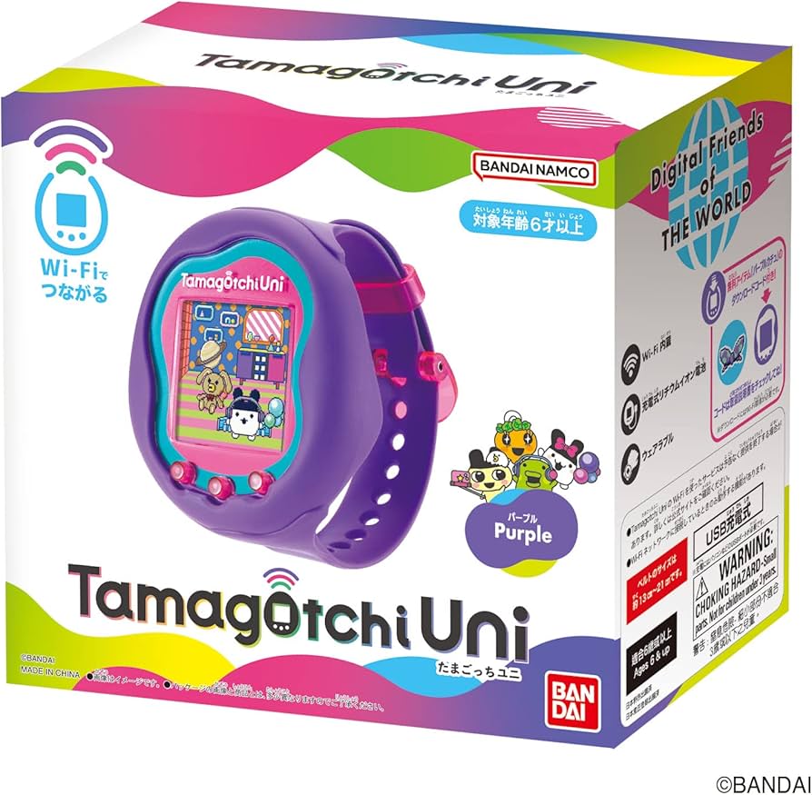 Amazon | バンダイ(BANDAI) Tamagotchi Uni Purple 対象年齢 6才以上