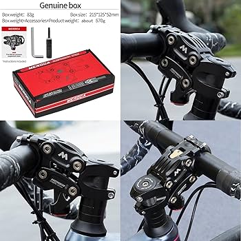 Amazon | MEROCA 5リンケージエアサスペンションMTBステム、20mm