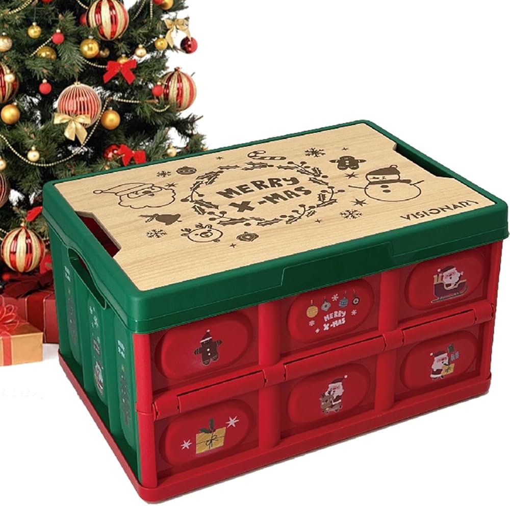 Amazon.co.jp: クリスマスオーナメント収納容器、クリスマス