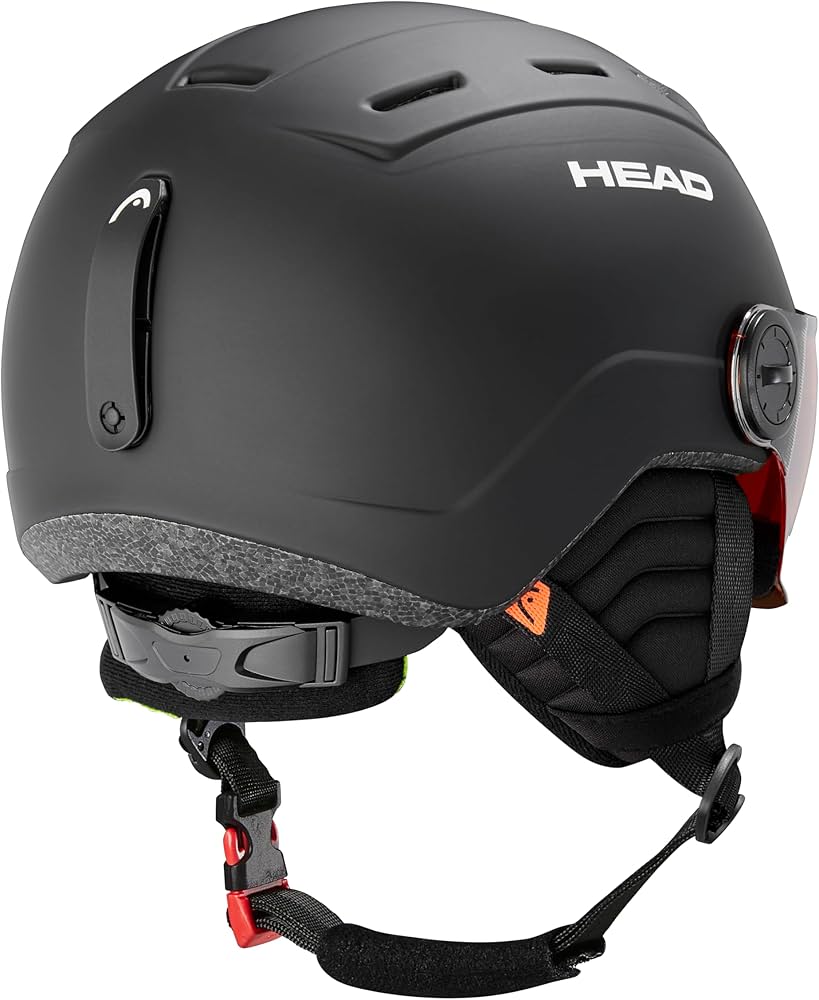 Amazon | head ヘッド キッズ ヘルメット バイザー付き メガネ対応