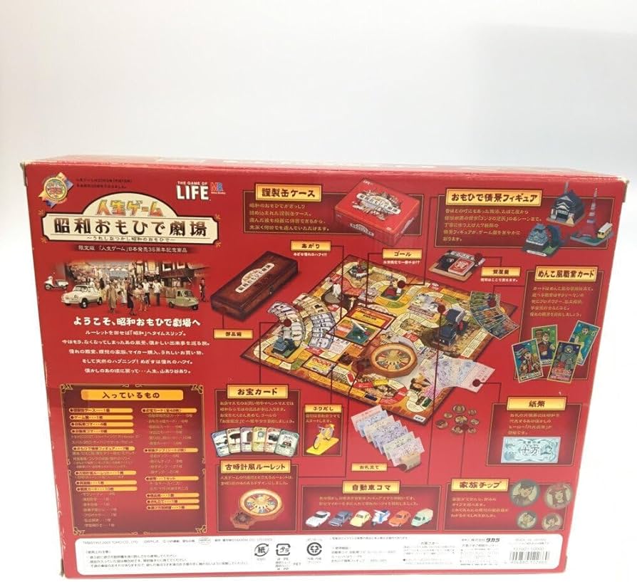 Amazon | ボードゲーム 人生ゲーム 昭和おもひで劇場 タカラ | ボード