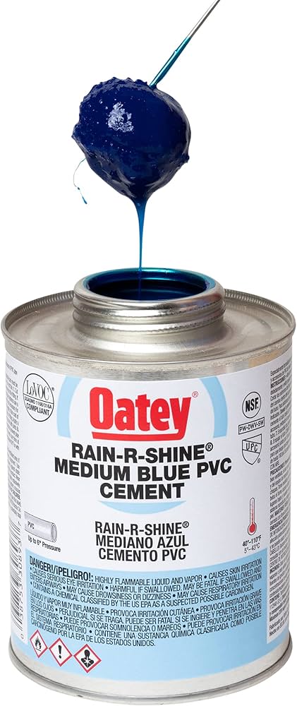 Amazon.com: Oatey 30251 Rain R Shine 4OZ RainShine Weld Kit, 4 oz