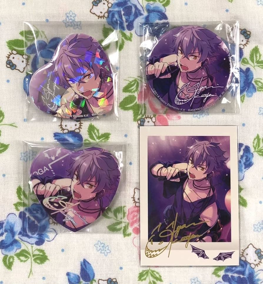 あんスタ 大神晃牙 願望缶 缶バッジ あんスタ 大神晃牙 願望缶