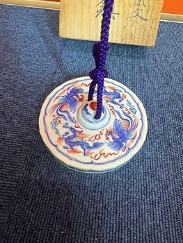 Amazon.co.jp: 1879 十四代 辻常陸製 染錦龍鳳凰文 文鎮 : 文房具