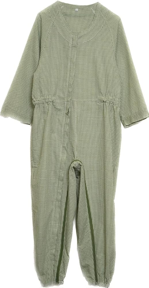 Amazon.co.jp: 2902 ろうべん対策 あんしん介護服 介護用つなぎ 夏用