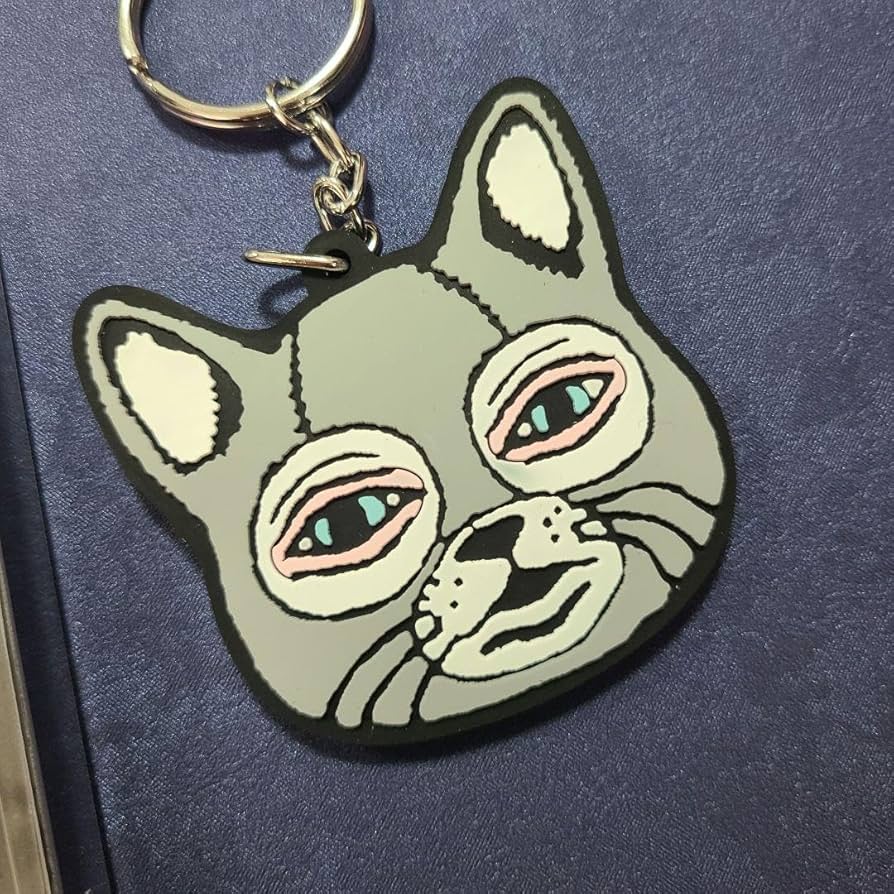 Amazon.co.jp: 奇幻動物森林 樋口裕子展 ニャンコ キーホルダー 台湾