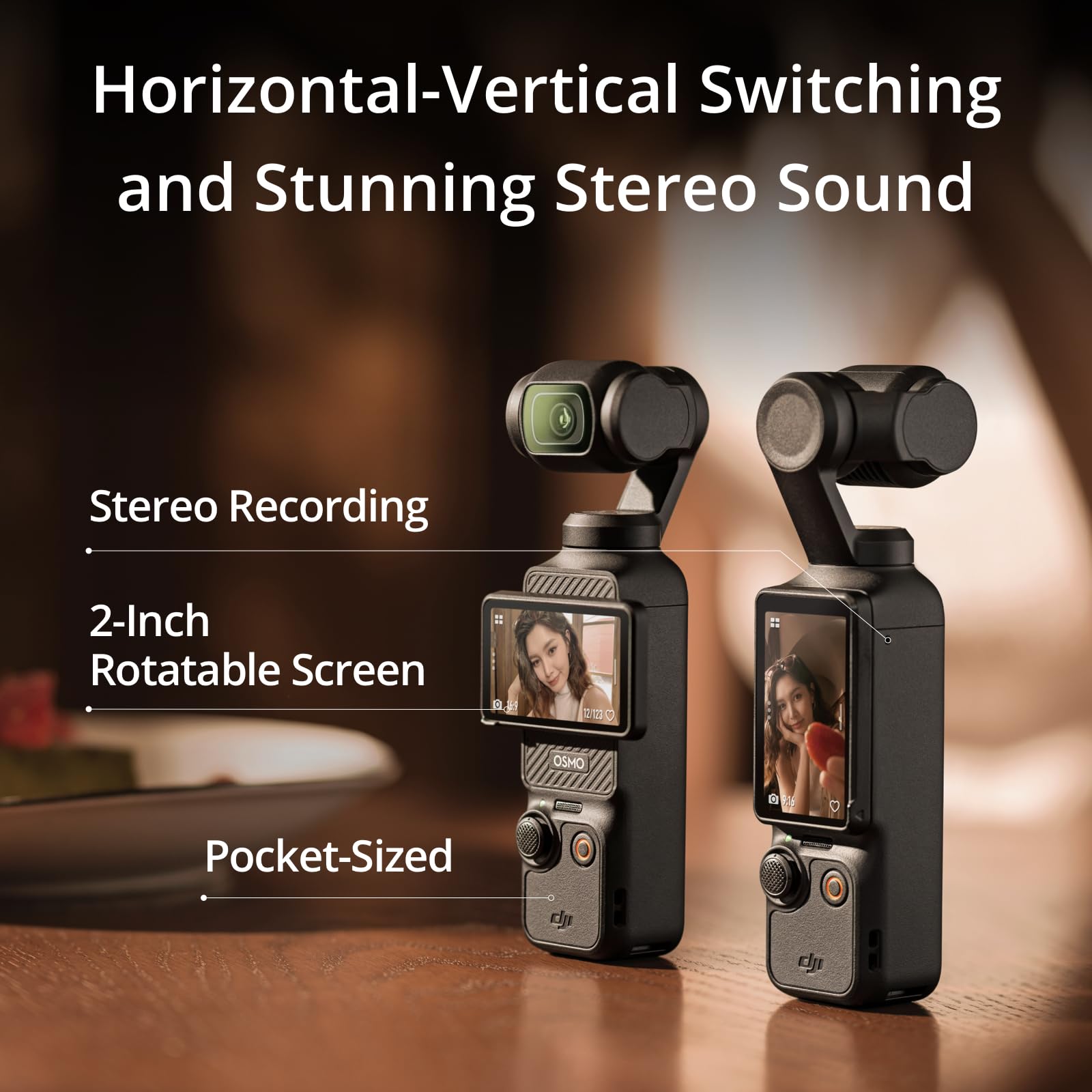 Amazon.com : DJI Osmo Pocket 3, Vlogging Cameras with 1'' CMOS