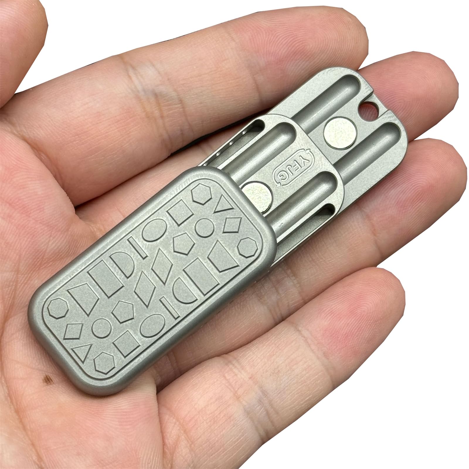ZD EDC フィジェットトイ 無限位 音叉内蔵 fidget toys Ti製 ZD EDC