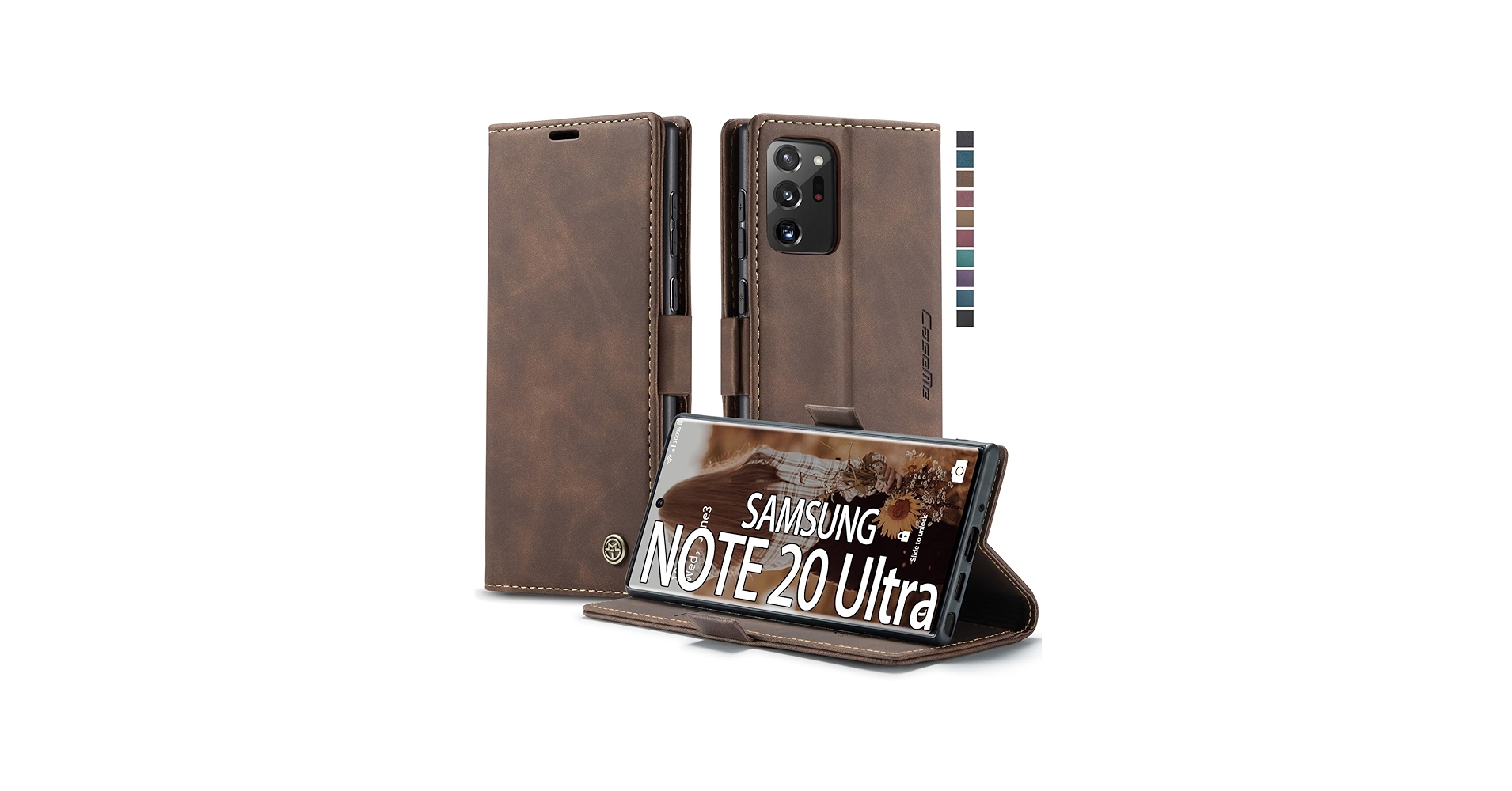 Amazon.com: Samsung Galaxy Note 20 Ultra Wallet Case, Retro PU