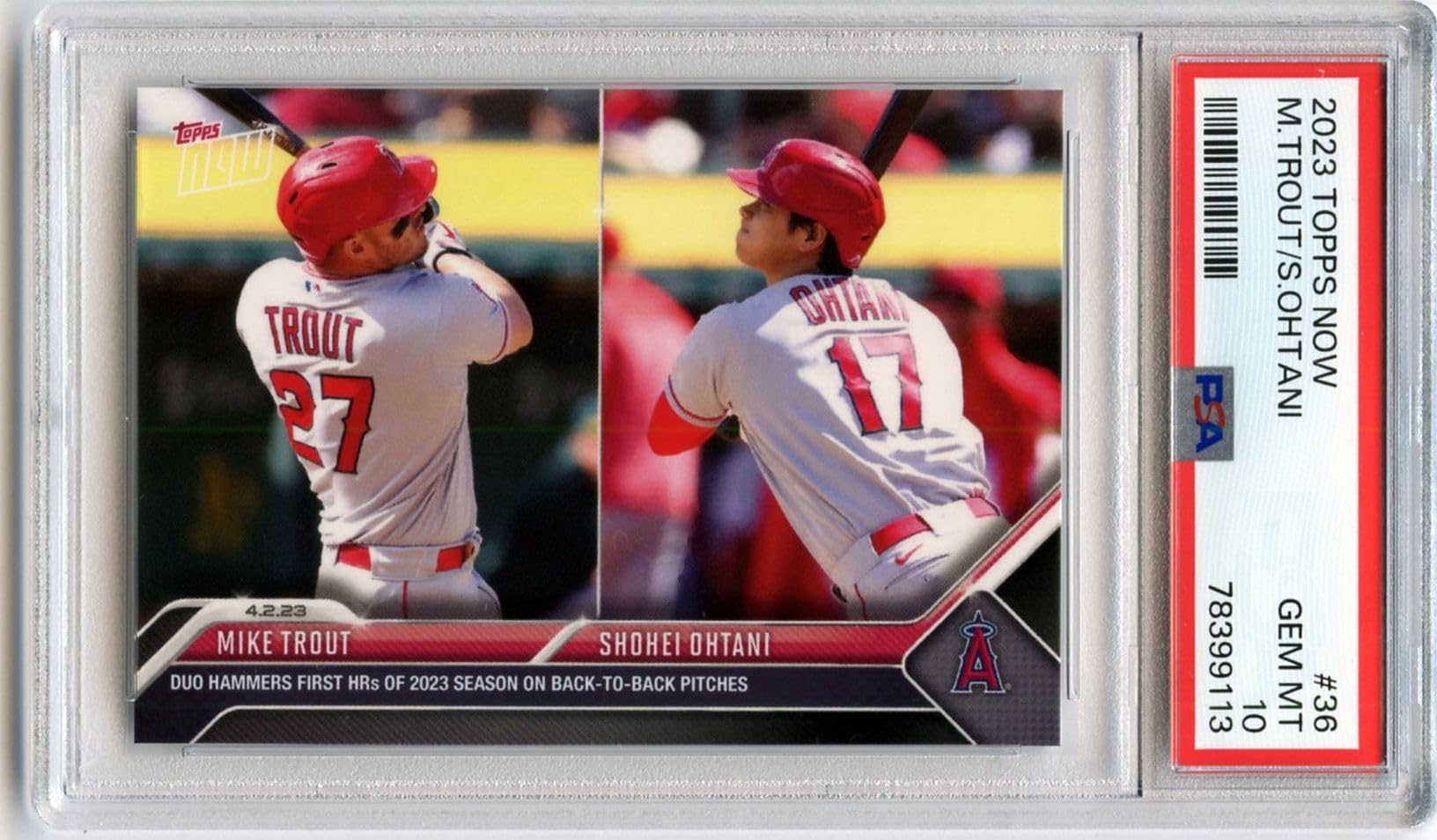大谷翔平 2023 Topps Now WBC-71 ワールドベースボールクラシック優勝