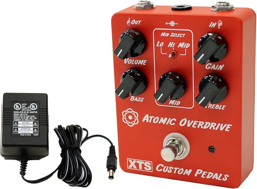 Amazon.com: Xact XTS Atomic Overdrive Pedal w/Power Supply