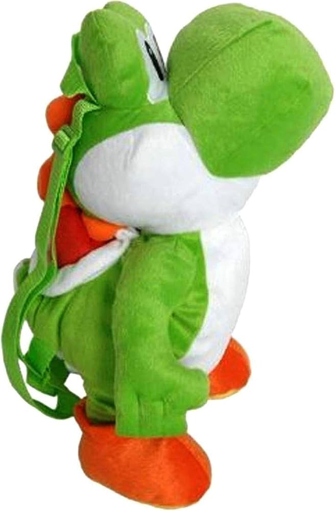 Amazon.com: Nintendo Mario Brothers Yoshi Large Backpack Plush