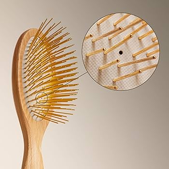 Amazon.com : Snow Fox Skincare Gua Sha Hair Brush - Wooden Edition