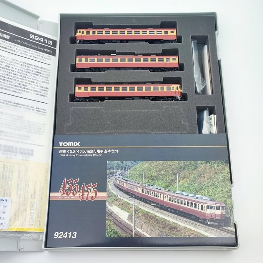 Amazon.co.jp: TOMI X 92413 国鉄 455系 475系 急行電車 基本セット