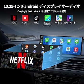 Amazon.co.jp: Volamディスプレイオーディオ 10.25インチ2画面分割