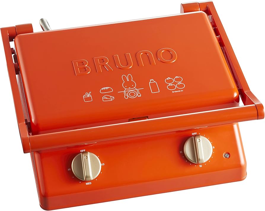 Amazon | [ブルーノ]BRUNO miffy グリルサンドメーカー ダブル BOE089