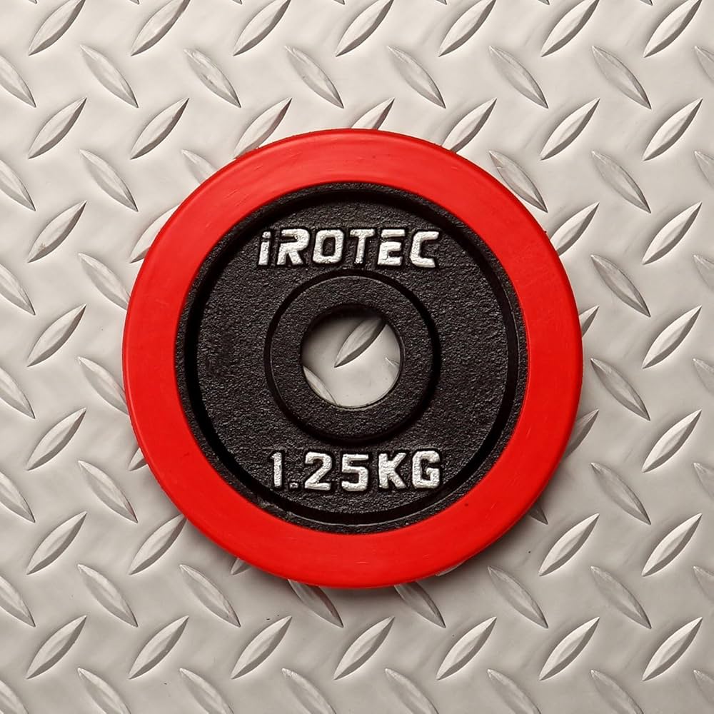 IROTEC ラバー プレート17.5kg穴径50mm IROTEC ラバー プレート17.5kg