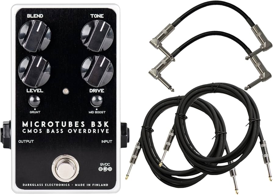 Amazon.com: Darkglass Microtubes B3K 2.0 Bass Distortion Pedal w