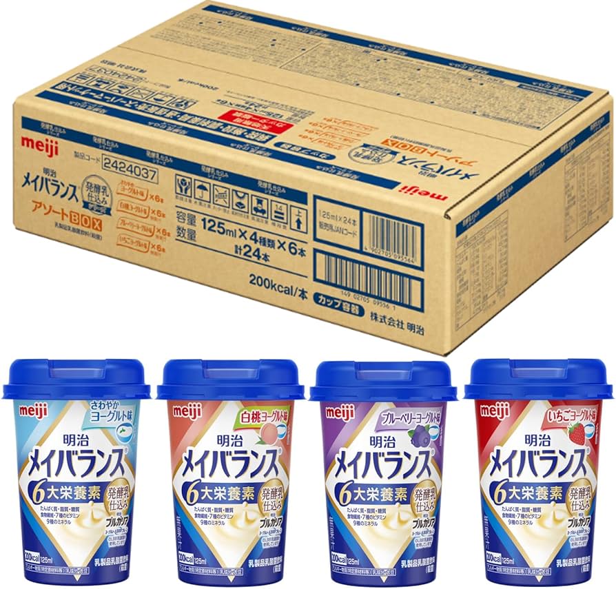 Amazon.co.jp: メイバランスミニカップ 発酵乳仕込み アソートBOX