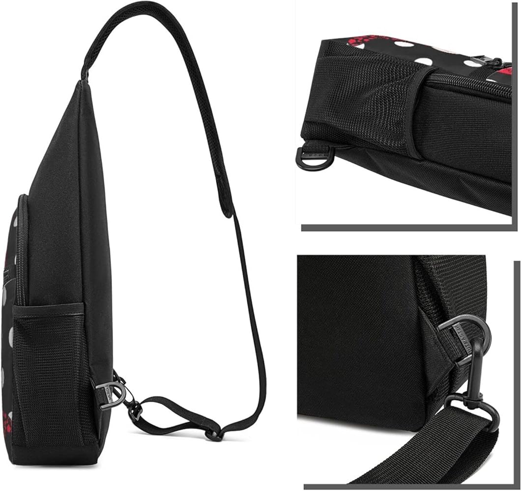 Amazon | ディズニー ミッキーマウス 斜め掛け ボディバッグ メンズ 大