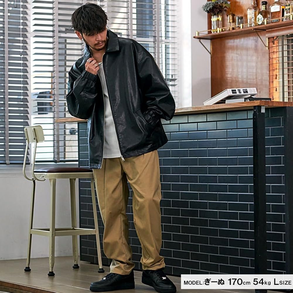 Amazon | [SILVER BULLET] メンズ ユニセックス PUレザー オーバー