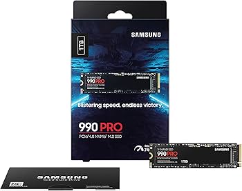 Amazon.com: Samsung 990 PRO SSD 1TB PCIe 4.0 M.2 2280 Internal