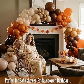 Amazon.com: Burnt orange Balloon Garland Arch Kit 120pcs Double
