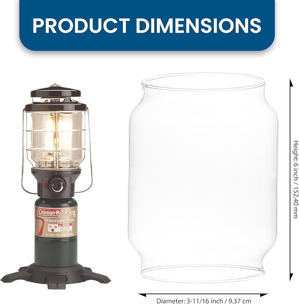 Amazon.com : American Mantle Replacement Lantern Globe for Coleman