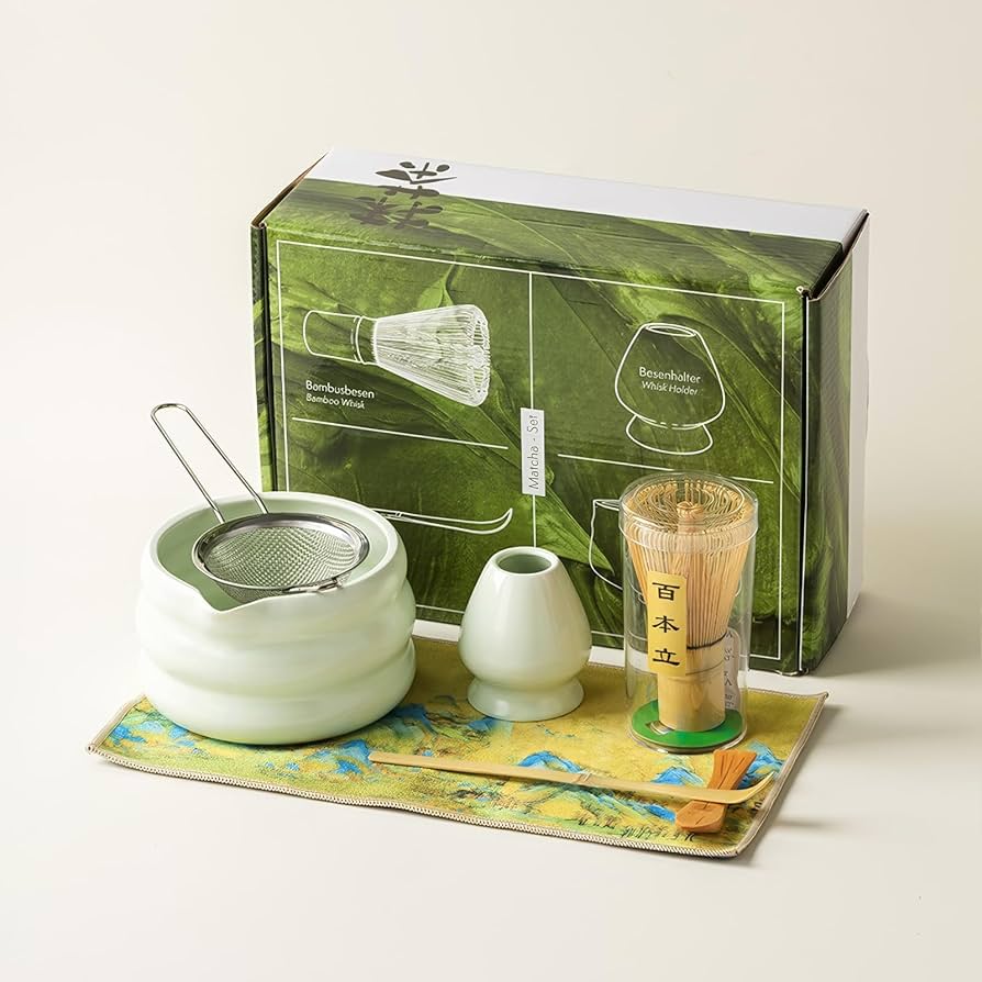 Amazon｜JIKANNOYA 抹茶 セット 抹茶セット 茶道具 初心者 7点セット