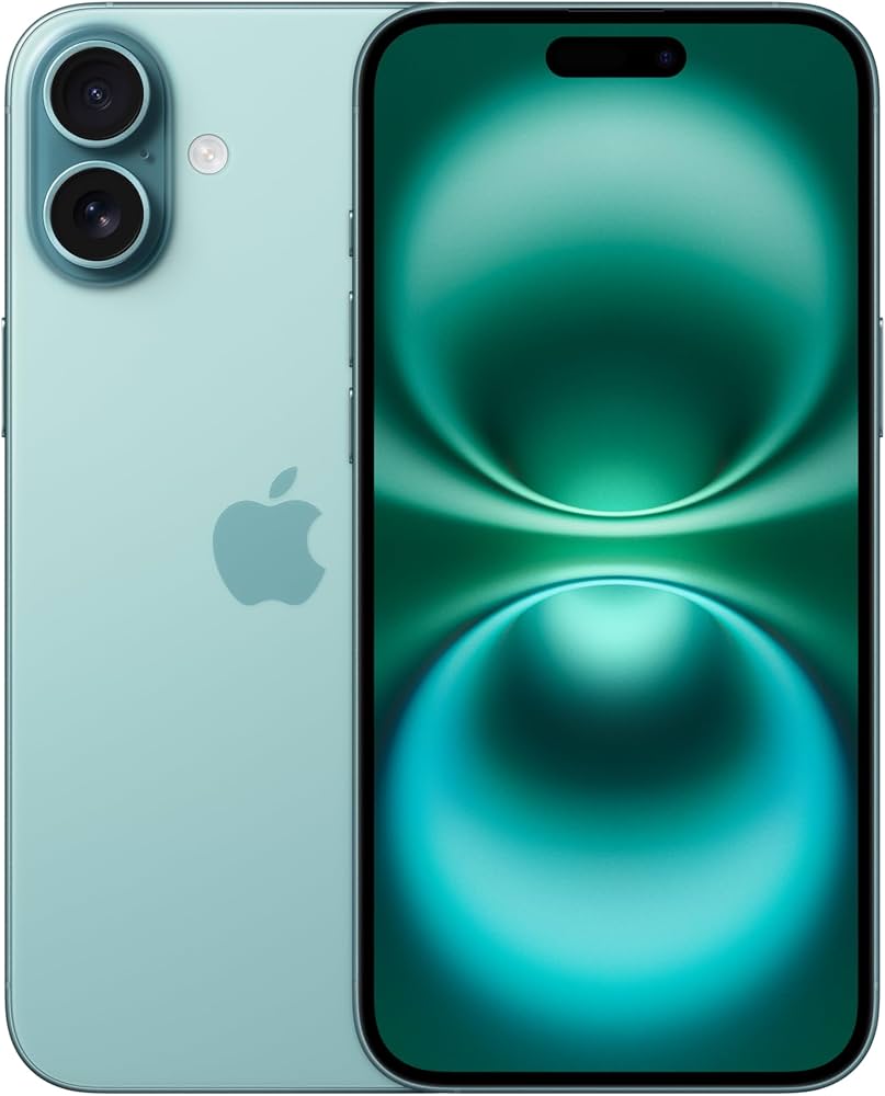 Amazon.com: Apple iPhone 16 Plus, 128GB, Teal - T-Mobile (Renewed
