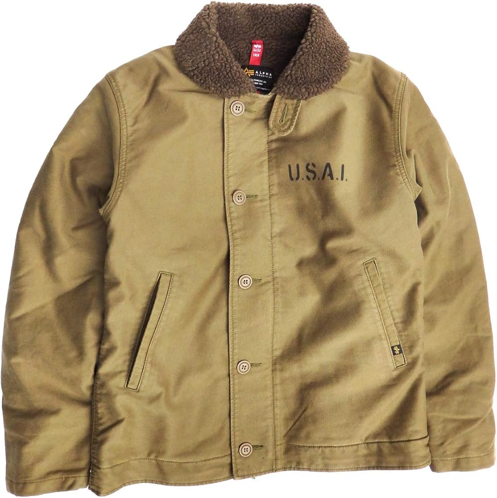 Amazon.co.jp: [アルファインダストリーズ] 公式 N-1 デッキジャケット