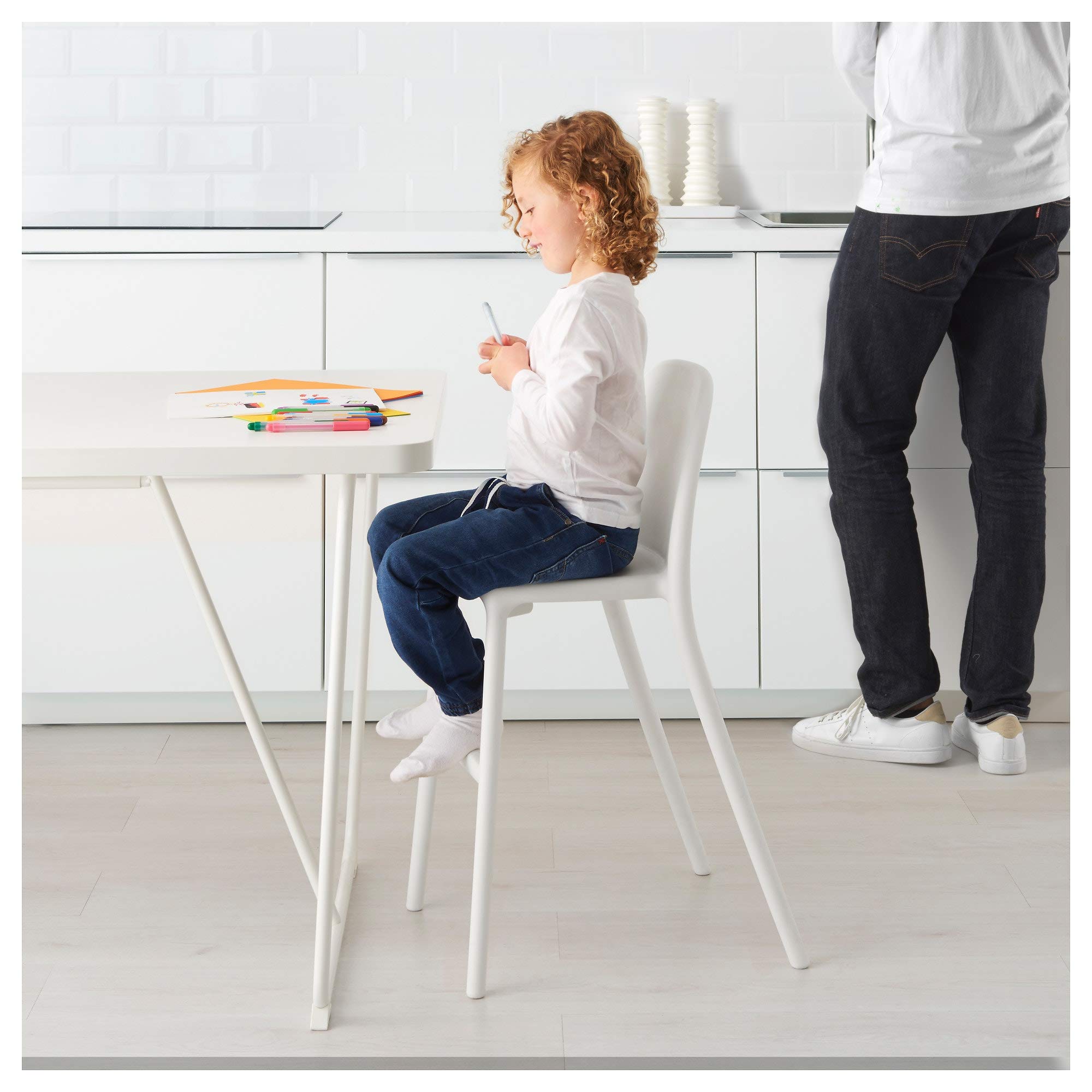 Amazon.co.jp: IKEA(イケア) URBAN ホワイト 30165216 子供用チェア