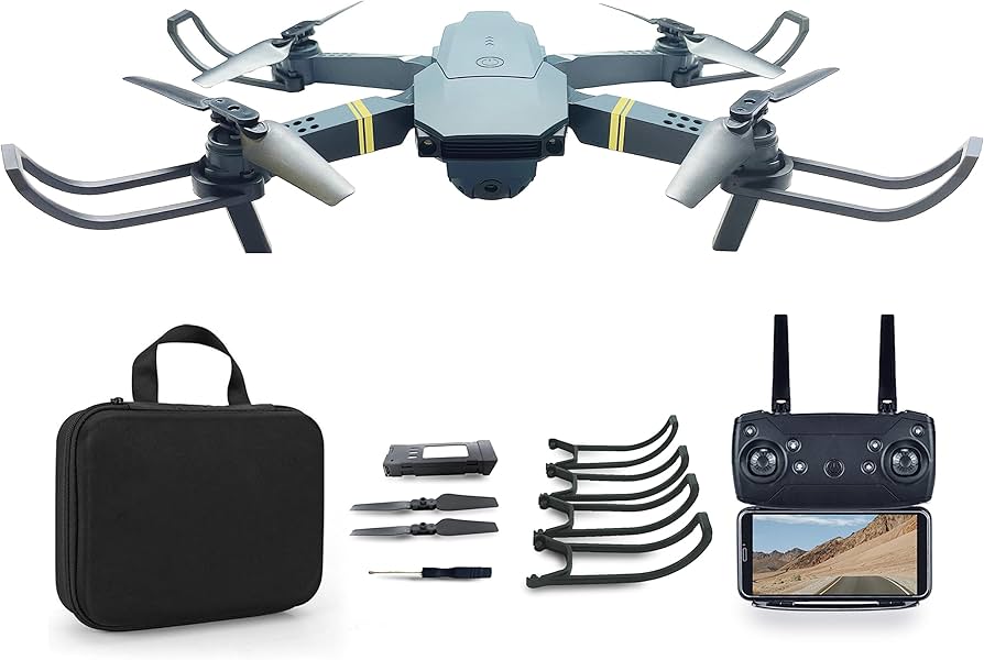 Amazon.co.jp: ドローン カメラ付き 屋外 100g未満 2カメラ搭載 電池2