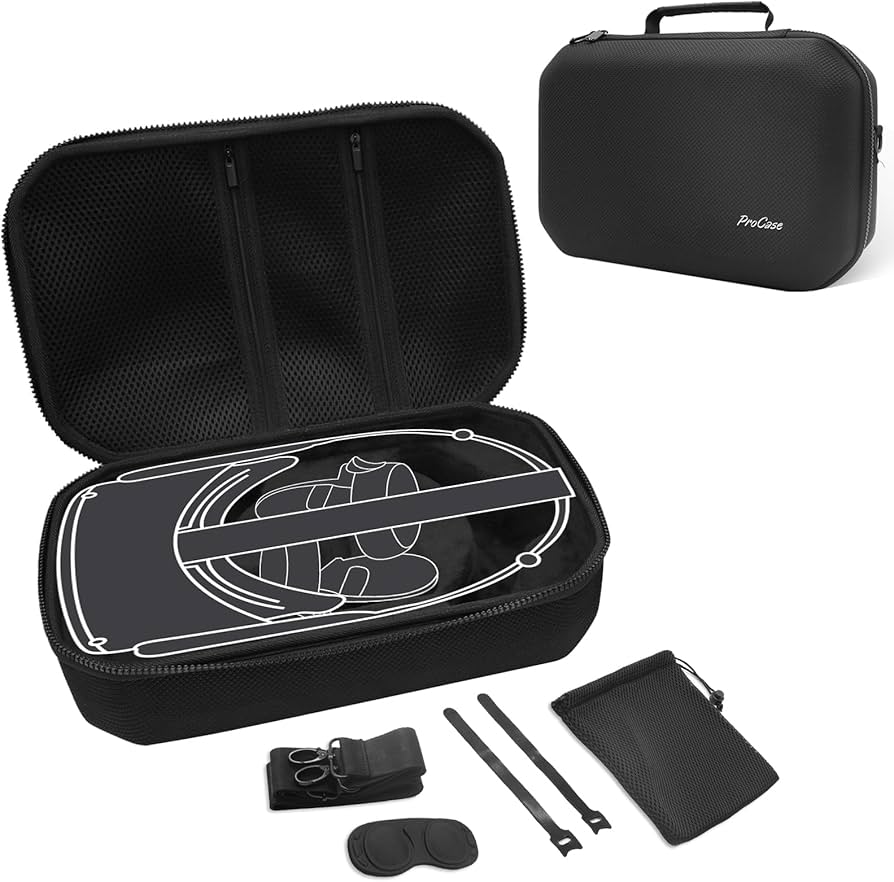 Amazon.com: ProCase Hard Travel Case Compatible for Meta Oculus