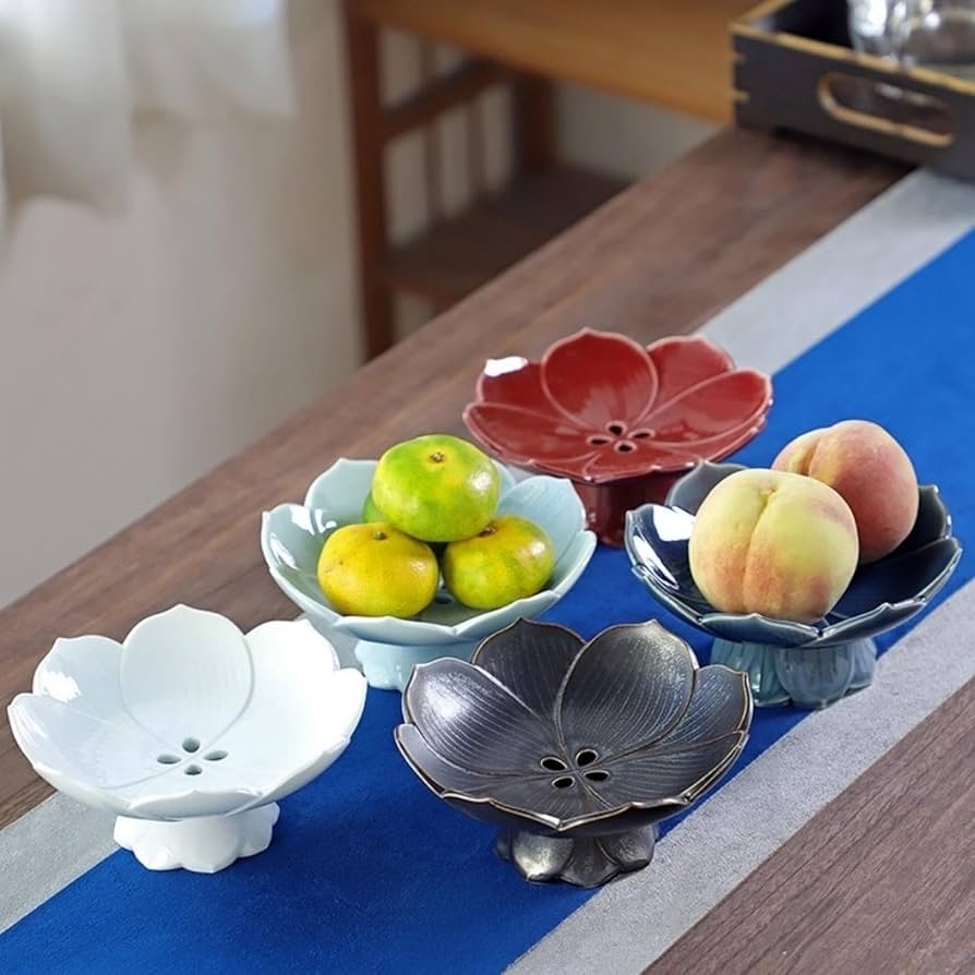 Amazon | Penaecoro フルーツバスケット 蓮華型 フルーツ皿 陶磁器