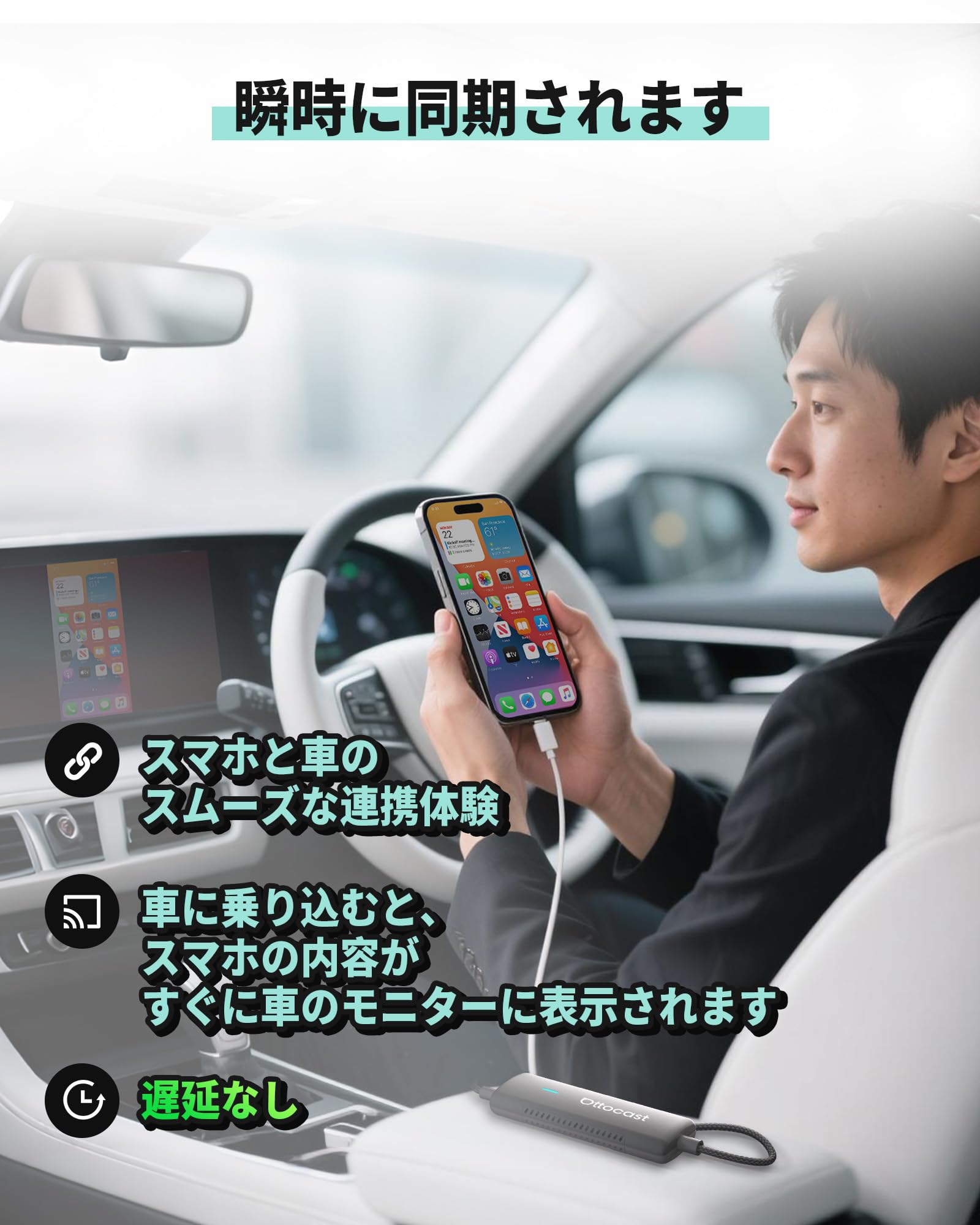 Amazon.co.jp: 【公式】オットキャストMirror Touch ミラータッチで