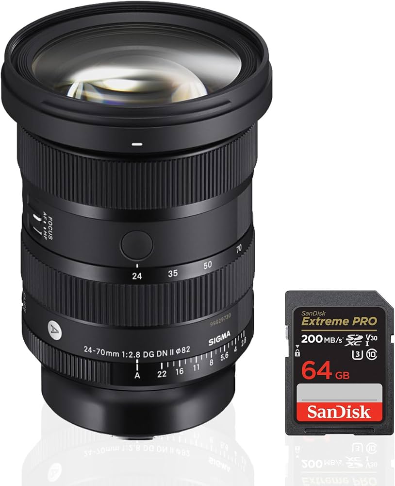 Amazon.com : Sigma 24-70MM F2.8 DG DN II Art Lens (L-Mount) Bundle