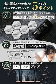 Amazon | チャップアップ (CHAPUP)【毛髪診断士(R)と共同開発】 濃密泡