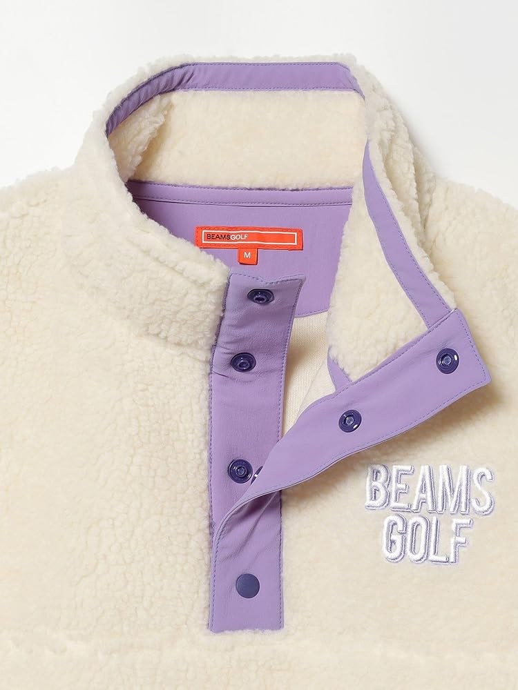 Amazon.co.jp: [ビームスゴルフ] スウェット ORANGE LABEL ボア