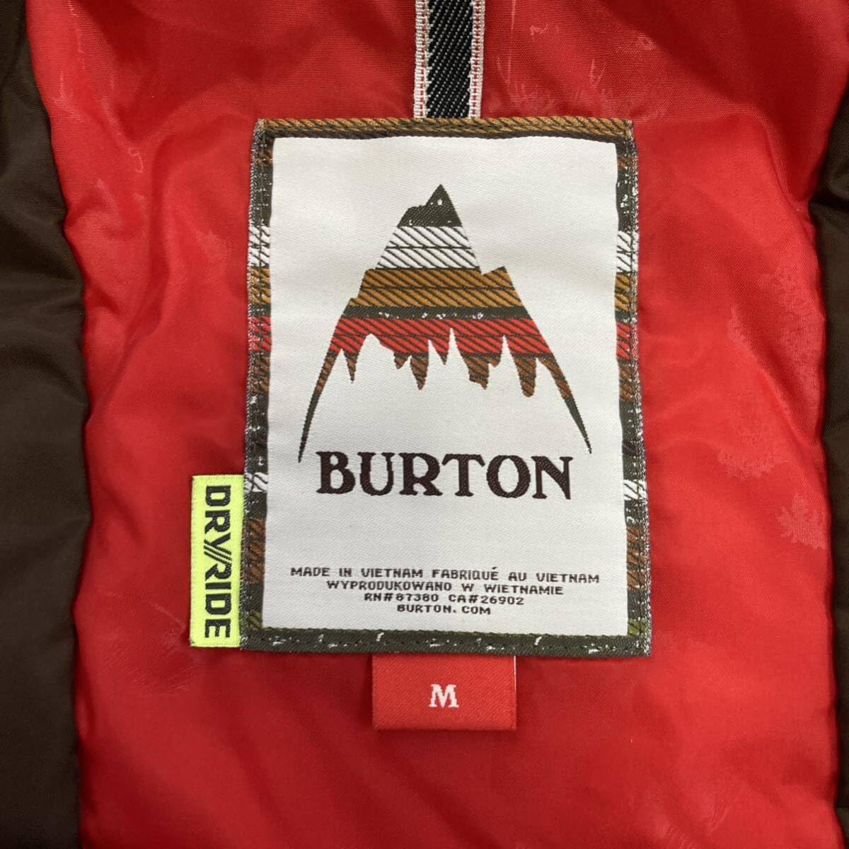 美品】バートン Burton スノボジャケット スノボ Mレディース茶