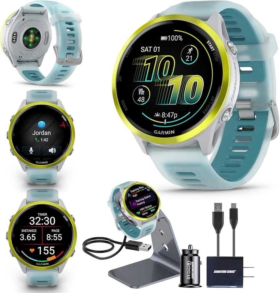 Amazon.com: Garmin Forerunner 570 47mm GPS Running Smartwatch, Amp