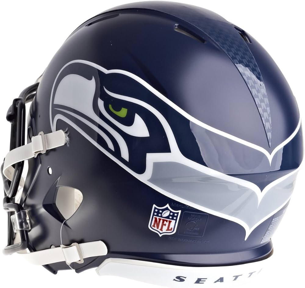 Amazon.co.jp: Riddell Revolution 本物 ヘルメット - NFL シアトル