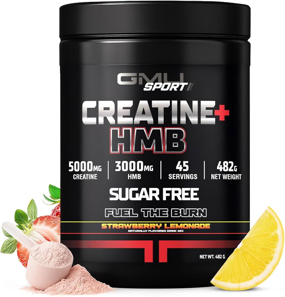 Amazon.com: GMU SPORT Creatine 2.0 –Flavored Creatine + HMB Powder
