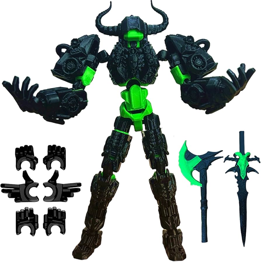 Amazon.com: ULTHOOL Titan 13 Action Figure,Assembly Completed 3D