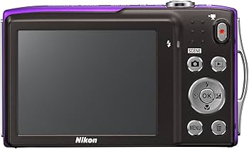Nikon COOLPIX S3300 デジカメ パープル Nikon COOLPIX S3500