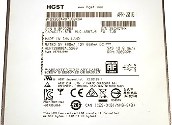 Amazon.com: HGST HGST Ultrastar He8 8TB 3.5