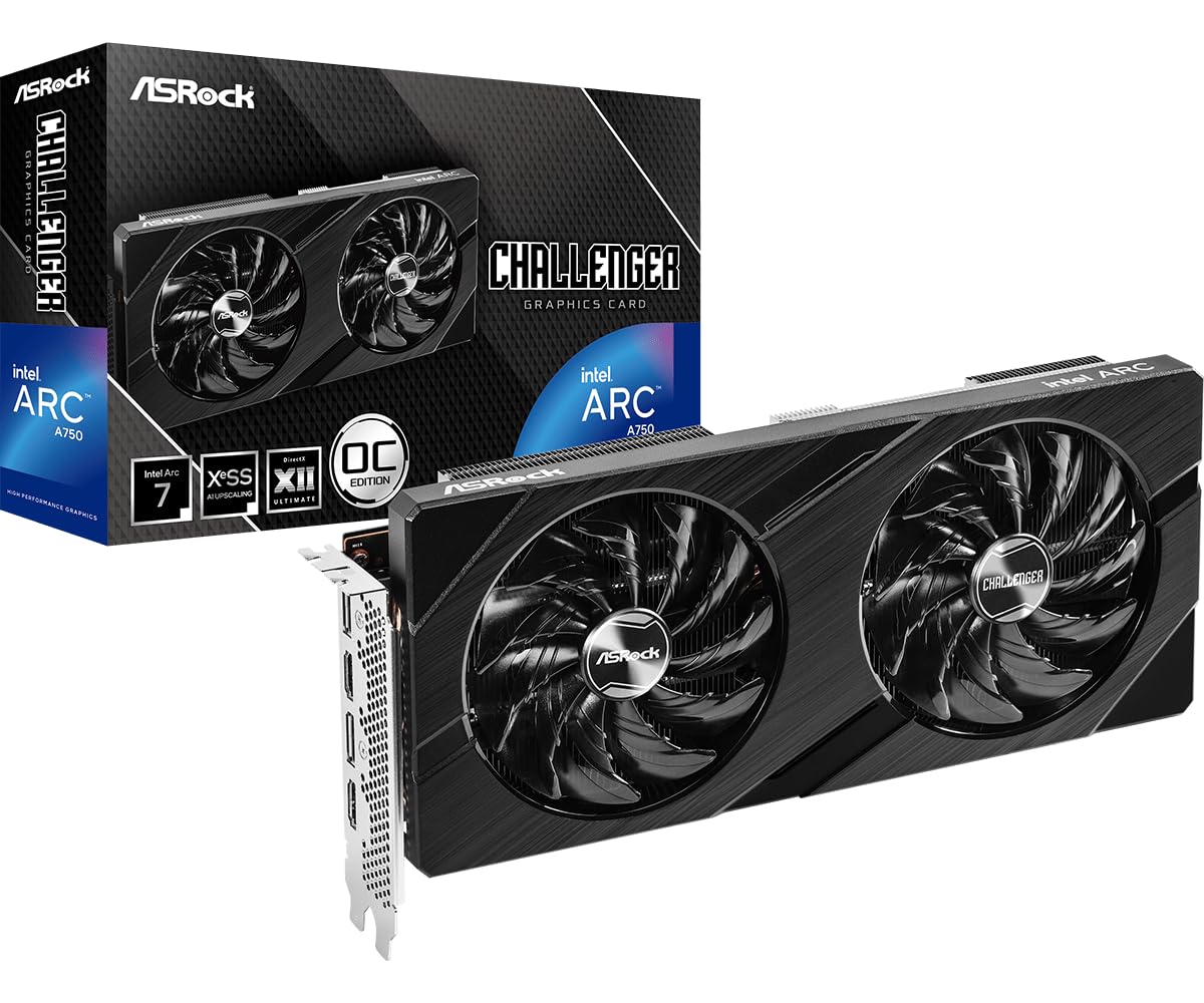 Amazon.com: ASRock Intel ARC A750 Challenger D 8GB OC, 8GB DDR6