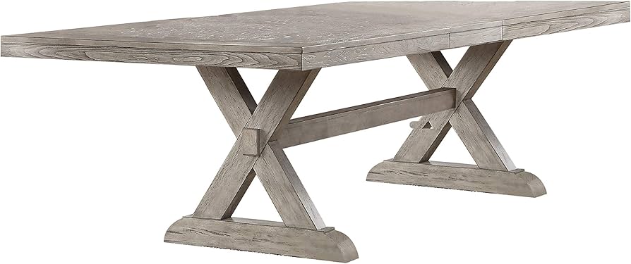 Amazon.com: ACME Rocky Dining Table - Gray Oak : Home & Kitchen