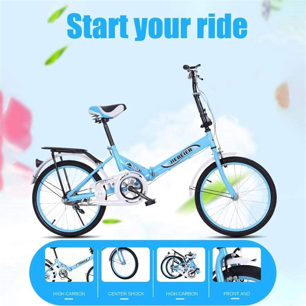 Amazon | 折りたたみ自転車 安い 超軽量 ポータブルコミューターバイク