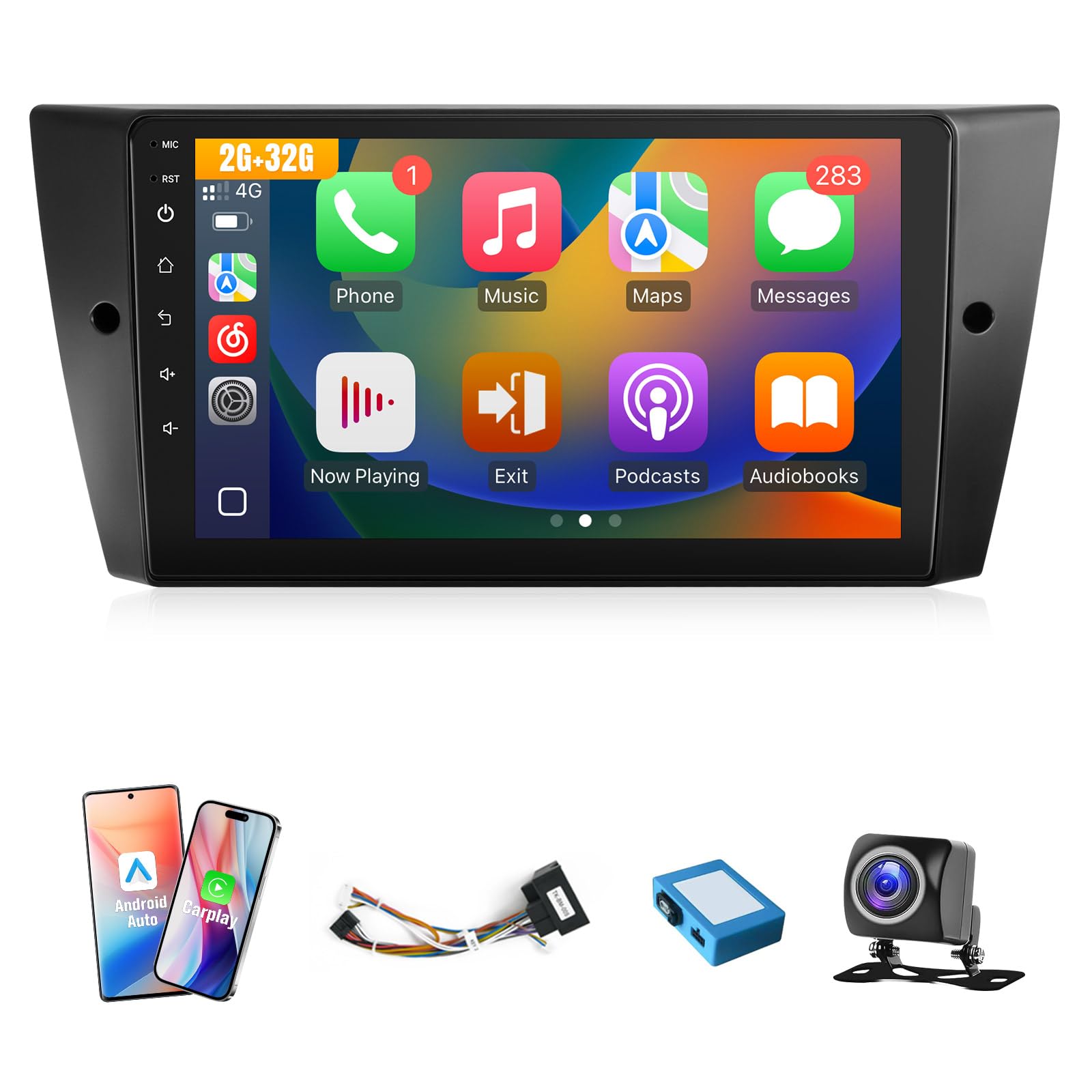 Amazon.com: Leadfan Car Radio for BMW 3 Series 328i 335i 325i E90